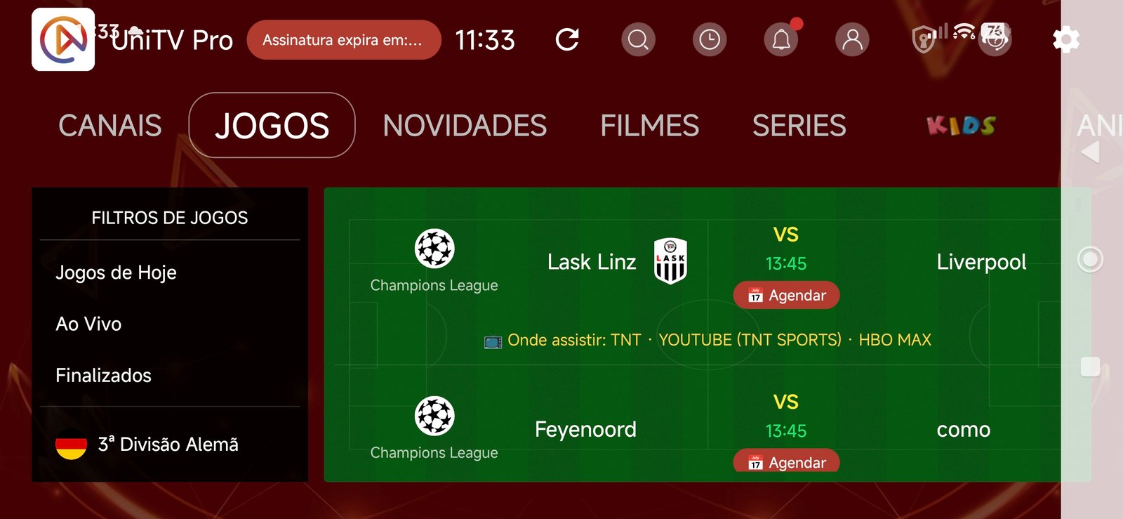 Foto 4 de UNITV PRO JOGOS RETRO